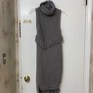 Sleeves less sweater Dress